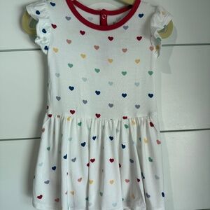 Kyte Baby Twirl Bodysuit Rainbow Hearts 18-24 mo